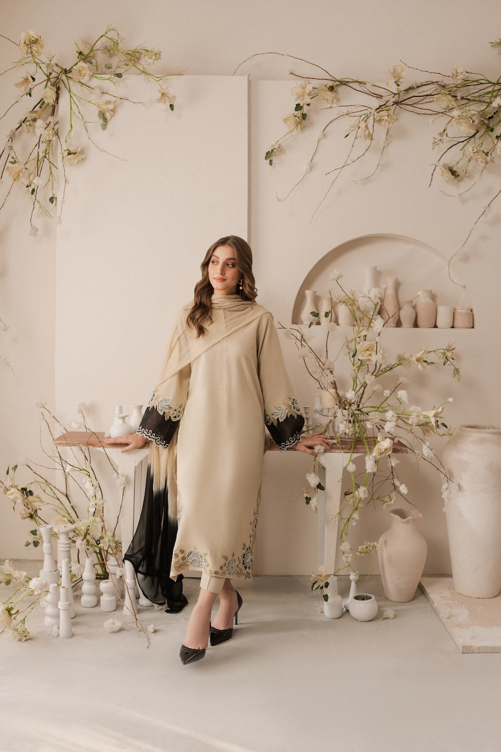 GHAZAL - 3 PC EMBROIDERED SUIT