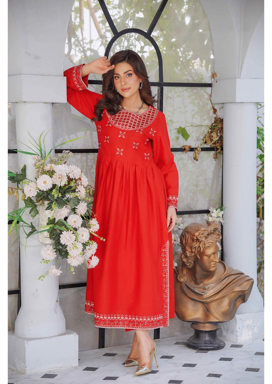 Luxurious-Embroidered-2PC